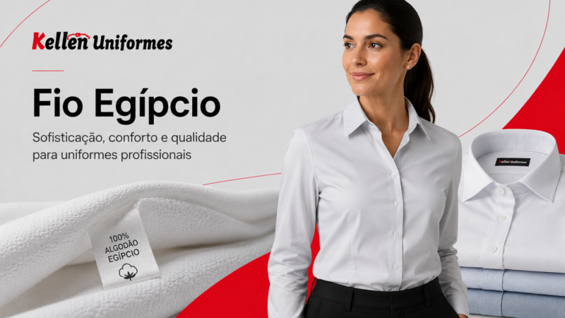 Fio Egípcio: sofisticação, conforto e qualidade para uniformes profissionais