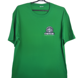 Camiseta 30/1 Penteada Cor Verde Bandeira